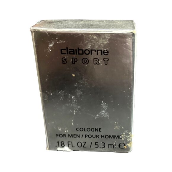 Claiborne Sport Cologne Men Liz Claiborne .18 oz/5.3 ml Collectible Miniature - Picture 2 of 5